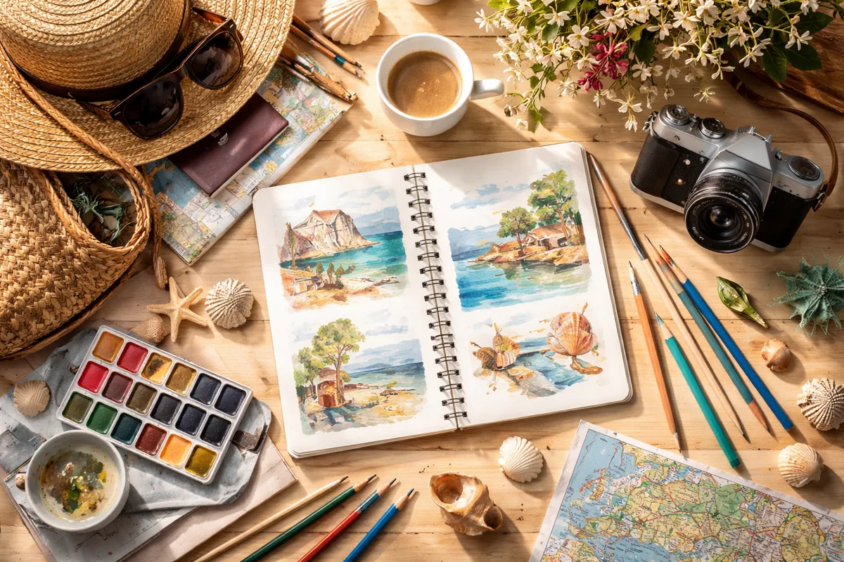 Comment organiser des vacances alliant voyages et loisirs créatifs